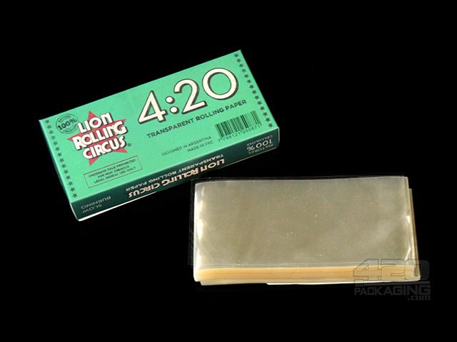 Lion Rolling Circus Transparent 1 1-4 Size Rolling Papers 10/Box - 4