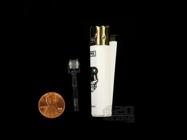 Mini Clipper Lighters Skull Design 48/Box - 4