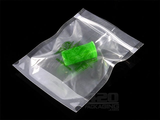 6.5"x7.5" Clear Smelly Proof Medium Plastic Zip Bags 100/Box - 3