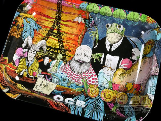 OCB Small Cafe Culture Rolling Tray - 3