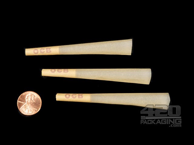 OCB 1 1-4 Size Pre Rolled Paper Cones Display Case - 4