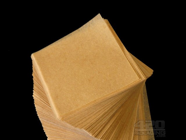 Natural Brown 3x3 Inch Pre-Cut Parchment Paper 1000/Box - 4