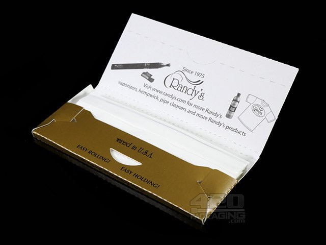Randy's Original Wired King Size Rolling Papers 25/Box - 4