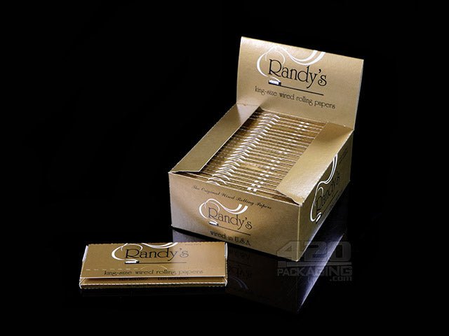 Randy's Original Wired King Size Rolling Papers 25/Box - 1