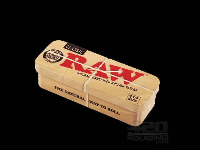 RAW 1 1-4 Roll Caddy Tin for Cones 8 pcs - 2
