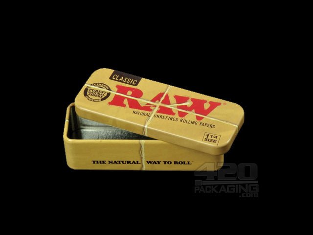RAW 1 1-4 Roll Caddy Tin for Cones 8 pcs - 3