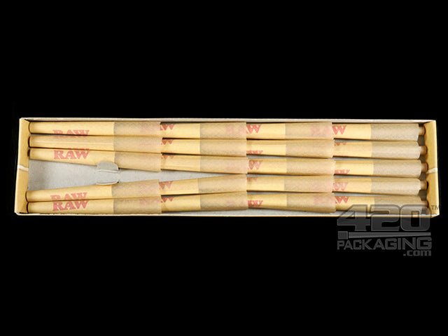 RAW 70mm Pre Rolled Cones 12 Pack Display Case (20 Cones Per Pack) - 3