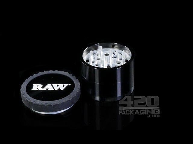 RAW 4-Piece Life Grinder Aluminum Grinder Red - 2