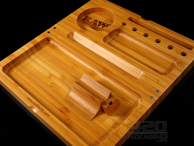 RAW Magnetic Bamboo Backflip Filling Tray - 3