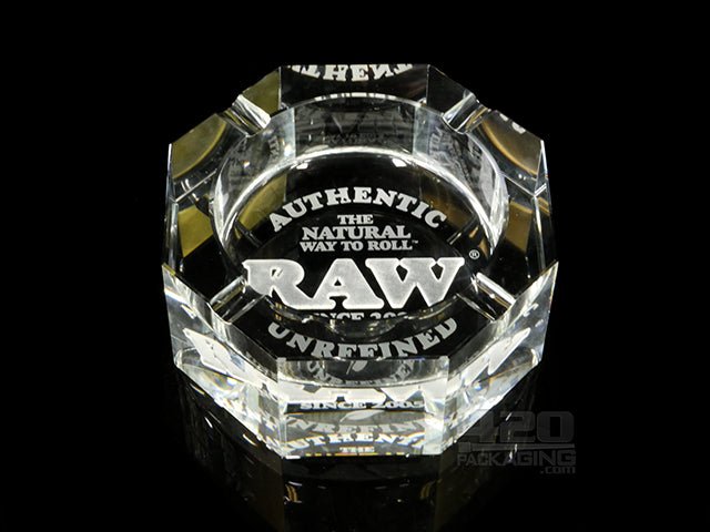 Wholesale Durable RAW Logo Crystal Ashtray
