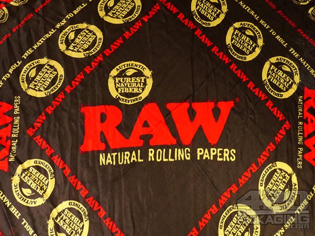 RAW Black Fashion Scarf - 3