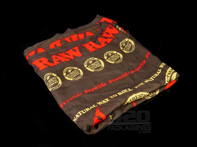 RAW Black Fashion Scarf - 2