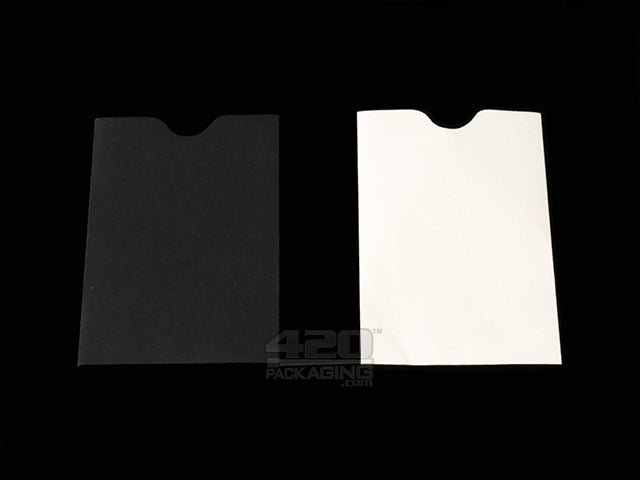 3.5 x 2.375 Inch Concentrate Sleeves 500/Box White- No Flap - 4