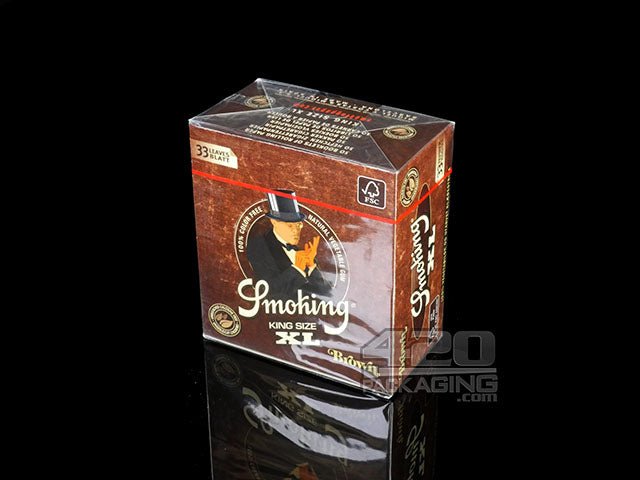 Smoking Brown King Size Rolling Papers 50/Box - 4