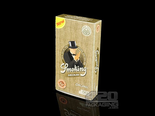 Smoking Organic Medium 1 1-4 Size Rolling Papers 25/Box - 4