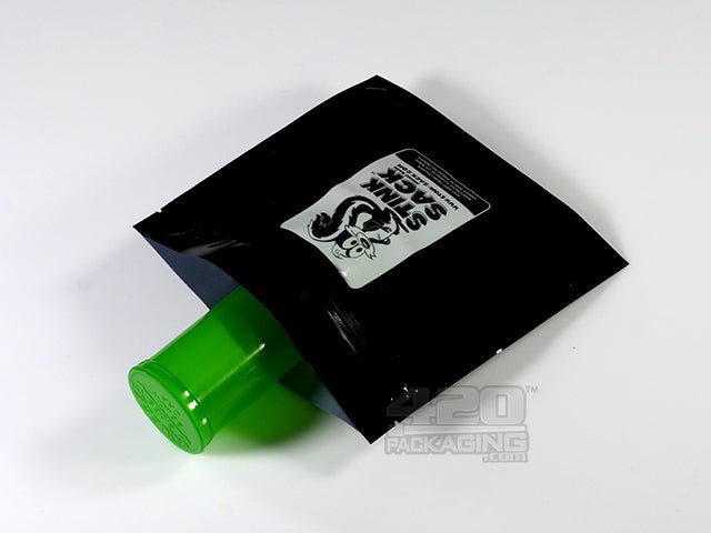 Quart Size Stink Sack Odor Locking Black Zip Bags 3/Box - 3