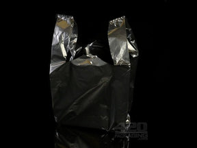 1-8 Size Black Heavy Duty T-Shirt Bag 200/Box - 3