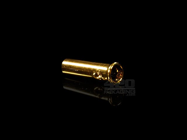 Toker Tips Reusable Round Gold Glass Tips 1/Box - 4