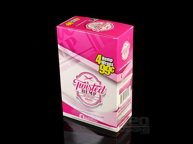 Twisted California Dream Flavored Hemp Wraps 15/Box - 2