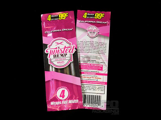 Twisted California Dream Flavored Hemp Wraps 15/Box - 3