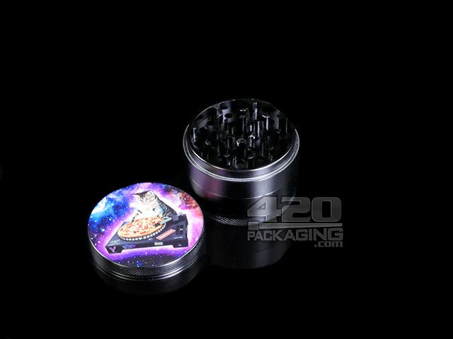 V Syndicate 63mm Cat Vinyl 4 Piece Sharp Shred Grinder - 1