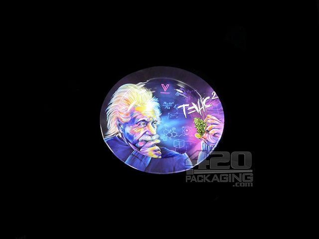 V Syndicate T=HC2 Einstein Round Metal Rolling Tray - 1