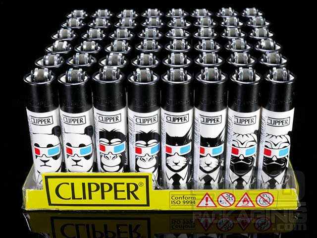 Clipper Lighter 3D Animals Design 48/Box - 3
