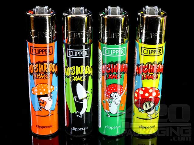 Clipper Lighter Mushroom Dance Design 48/Box - 1
