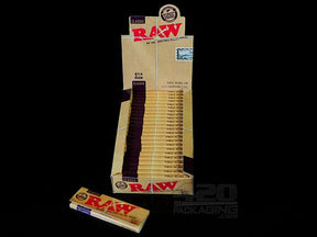 RAW 1 1-4 Size Classic Rolling Papers 24/Box - 4