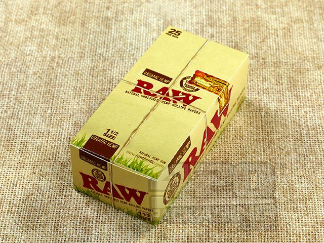Raw Rolling Papers Organic Hemp 1 1-2 Size - 3