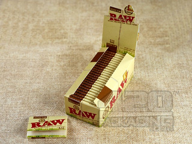 Raw Rolling Papers Organic Hemp 1 1-2 Size - 1