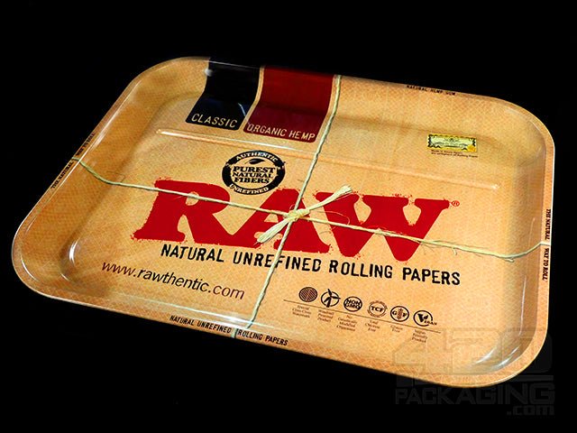 RAW Brand XXL Metal Marijuana Rolling Tray