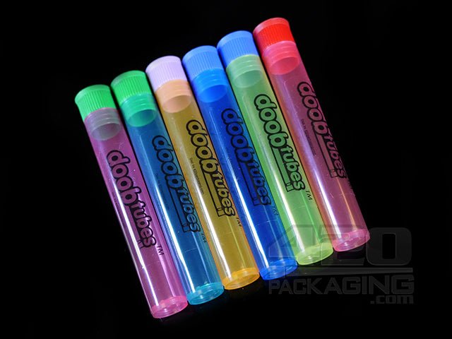 Doobtubes 98mm Two Piece Plastic J-Tubes 100/Box Mixed Assortment- no clear - 1