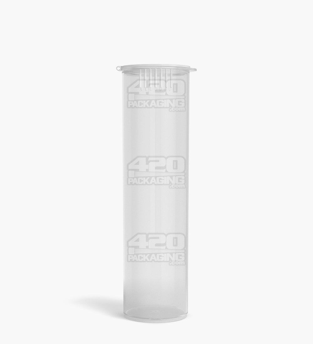 Child Resistant | King Size Pop Top Wide Plastic Pre-Roll Tubes | 116mm - Clear - 250 Count