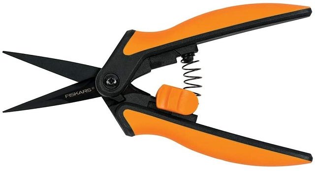 Fiskars Micro-Tip Blades Pruning Snips Non Stick - 3