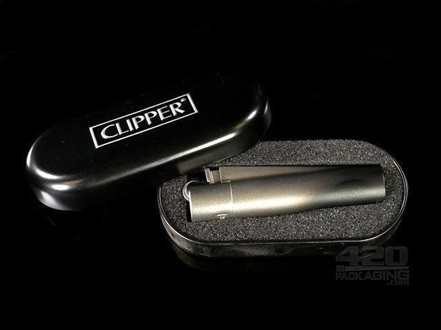 Black Gradient Metal Clipper Lighters 12/Box - 4