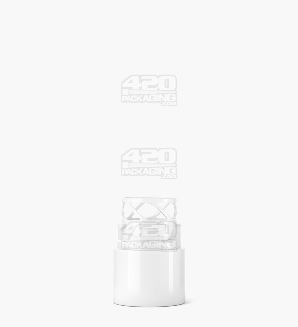 84mm Pollen Gear KAPSŪLA Vape Cartridge Tube Base - White - 1450/Box