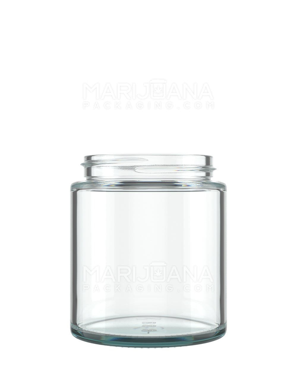 POLLEN GEAR Kolossus Straight Sided Clear Glass Jars | 66mm - 8oz | Sample