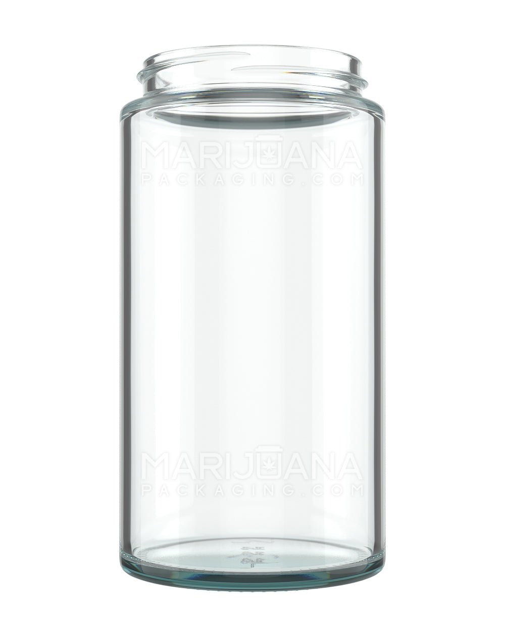 POLLEN GEAR Kolossus Straight Sided Clear Glass Jars | 66mm - 15oz | Sample