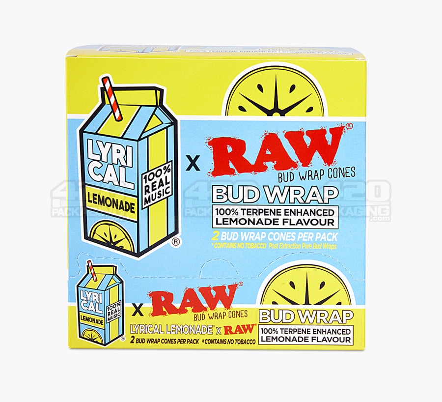 RAW Lyrical Lemonade Terpene Organic Hemp Blunt Wraps