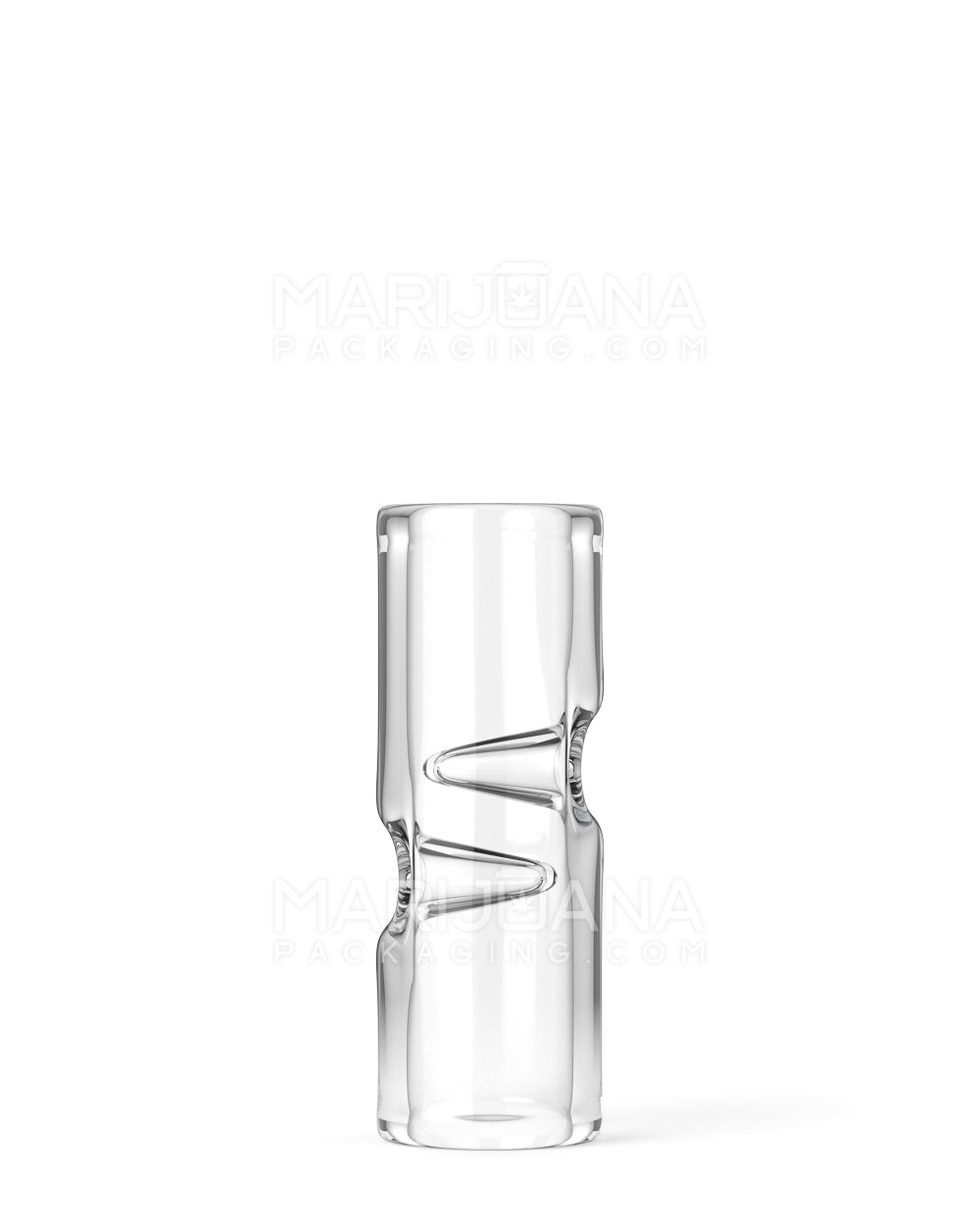 Glass Filter Tips Notched | 10mm - Clear | Sample