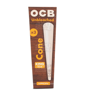 OCB King Size Pre Rolled Paper Cones Display Case - 5