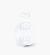 38mm Smooth Palm and Turn Child Resistant Plastic Caps With Foam Liner - Matte White - 400/Box