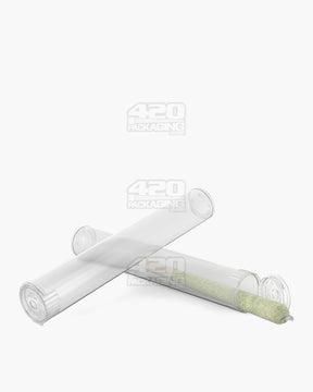 116mm Pollen Gear Clear Transparent Child Resistant Pop Top Plastic Snap Cap Pre-Roll Tubes 1008/Box - 9