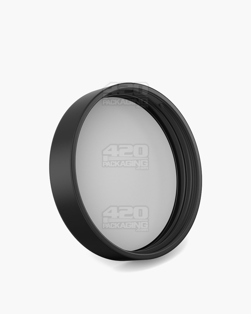 66mm Pollen Gear Kolossus Smooth Push and Turn Child Resistant Plastic Caps With PE Foam Liner - Matte Black - 540/Box