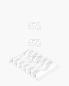 25mm Pollen Gear SnapTech Medium White Plastic Insert Tray Foam 2000/Box - 4