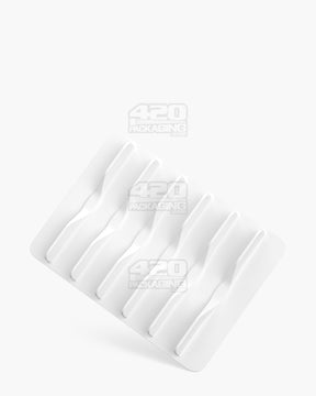 25mm Pollen Gear SnapTech Medium White Plastic Insert Tray Foam 2000/Box - 5