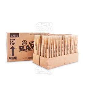 RAW 1 1/4 Size 84mm Unbranded Pre Rolled Cones 1000/Box - 5