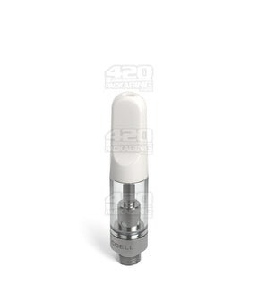 CCELL TH2 - SE Glass Vape Cartridge 0.5ml w/ Snap Fit White Ceramic Mouthpiece Connection 100/Box - 2