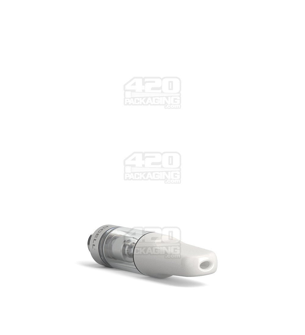 CCELL TH2 - SE Glass Vape Cartridge 0.5ml w/ Snap Fit White Ceramic Mouthpiece Connection 100/Box - 4